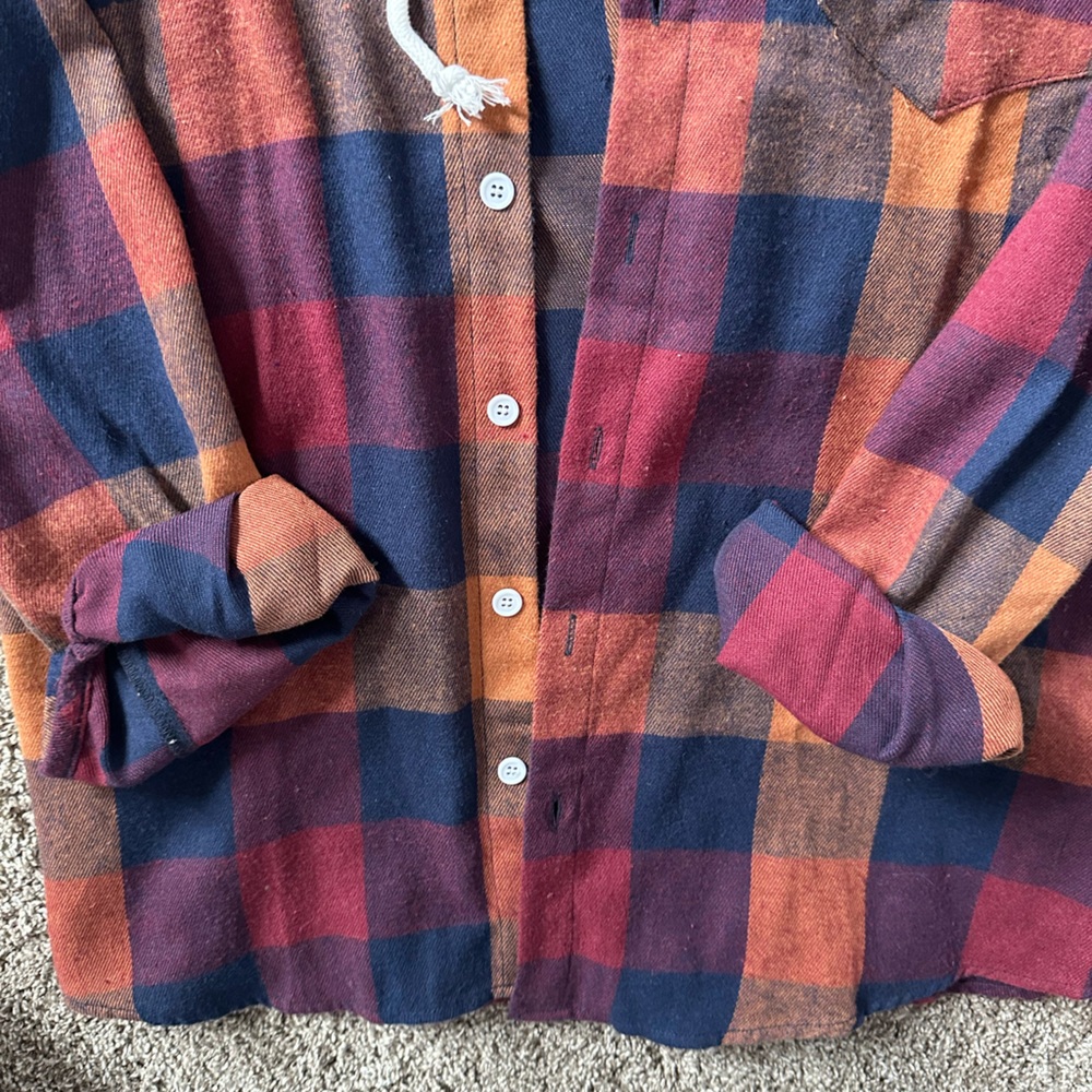Women’s Multicolor Button Up Jacket - Picture 3 of 4